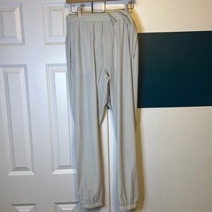 Lululemon men’s Large white Surge pants joggers